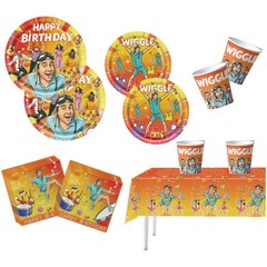 Danny Party Supplies Set Plates Cups Tablecloth Napkins Birthday Decor
