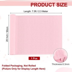 Crepe Paper Roll 7.5 Ft Long 20 Inch Wide Light Pink Wedding Decoration