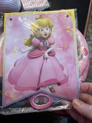 Mario Princess Peach Birthday Party Decoration Kit