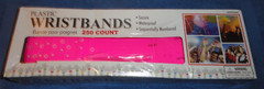 PLASTIC PARTY WRIST BANDS 250 Count Waterproof Secure Sequentially Numbered