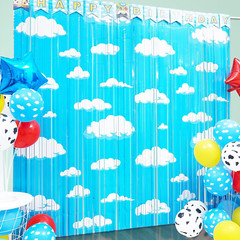 Cartoon Toy Inspired Story Birthday Party Decoration, 2 Pack Story Party Photo B