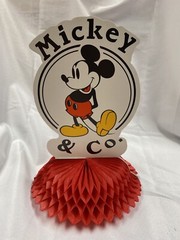 Disney Micky & Co. Mickey Mouse Vintage Honeycomb Centerpiece Party Decoration