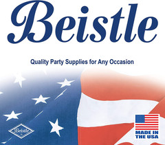 2 Piece 200 FT Red Metallic Plastic Streamers for Birthday Party, Patriotic Supp