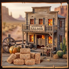 12 PCS Mini Hay Bales Miniature Decoration Small Straw 2.6×1.2×1.2 Inch