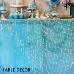 1pc Beach Theme Fish Net Party Decoration 39x79in Home Bedroom Decor – NEW