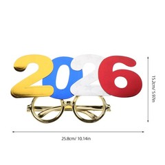 2pcs 2026 Glasses Party Favors – Number Party Glasses for Soccer Fans – Beer …