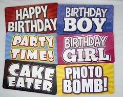 KING PROPS Premium Multicolor Photo Booth Props Kit English Letter Perfect Wa…