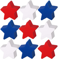 360 Pcs Patriotic Star Cutouts Paper Stars 4Th of July Star Cut Outs Independenc