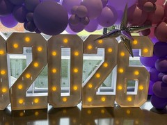 Grad 2026 Marquee Letters & Numbers