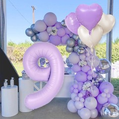 light purple numer balloon (Number 19)
