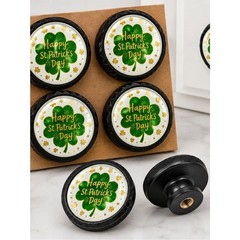 St. Patrick’s Day Shamrock Cabinet Knobs Set of 4