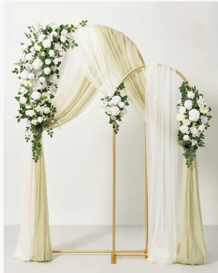 Gold Double Arch Decor Pack In Red and Black New
