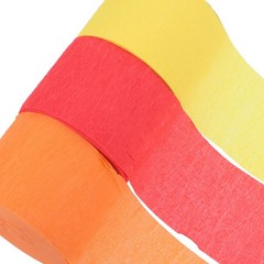 8Pcs Italian Colored Crepe Paper for Party Hanging Streamers Reusable Decor