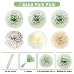 Oh Baby Shower Decorations Sage Green For Boy Girl Neutral Balloons Curtains Set