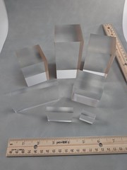 7 Pcs Acrylic Cubes for Display Product Photography Props Transparent Acrylic