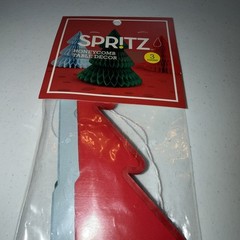 Honeycomb Table Décor Christmas Trees – Spritz Set Of 3