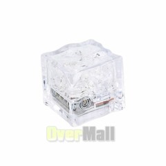 12pcs LED Waterproof Ice Cube Shaped Lights Drinks Wine Light Up Water Activated