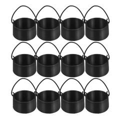 20 Pcs Spooky Decorations Cauldrons for Food Dollhouse Miniatures