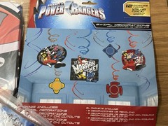 Mighty Morphin Power Rangers Happy Birthday Party Lot Supplies Decorations Masks