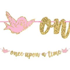 Disney Princess “Once Upon a Time” 12ft Banner – Glitter – NIP Licensed