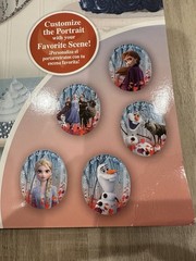 Disney Frozen II Frame Decorating Kit Elsa Anna Party Decor Craft Cutouts NEW