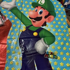 Super Mario And Luigi Birthday Party Supplies Backdrop Cake/cupcake Toppers