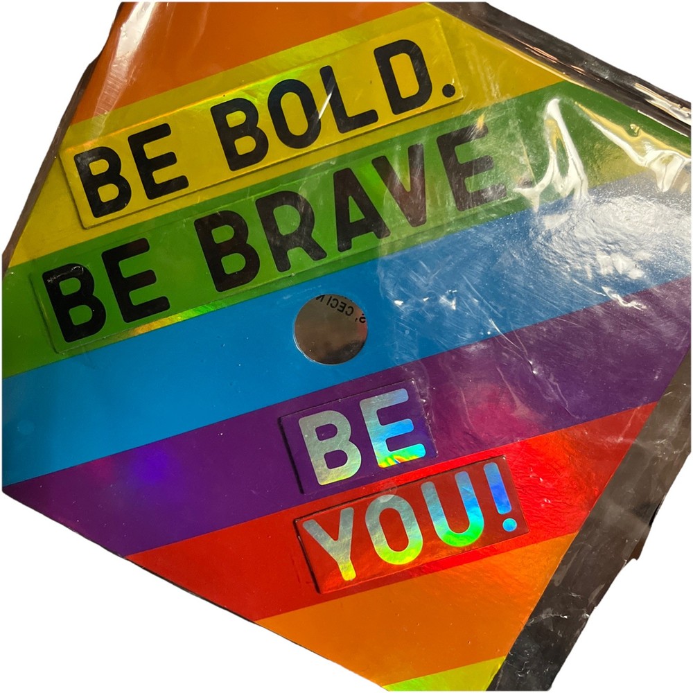 Graduation Cap Decorating Kit LGBTQ+ Pride Rainbow School Party Supply New