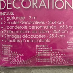 Another Year of Fabulous Pink Birthday Party Customizable Room Decorating Kit