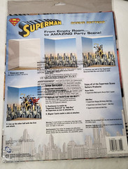 Superman Party Decorations Giant Wall Scene Setter DC Comics Super Heros