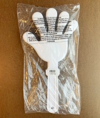 Giant White Hand-Clapper Party Accessory – 15 Inches Tall – NEW!!