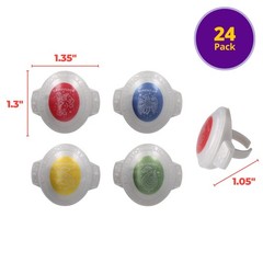 Harry Potter™ Rings, 24 Hogwarts™ Houses Cupcake Decorations Featuring Gryffi…