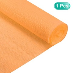 Crepe Paper Roll Crepe Paper Decor 5 ft Long 20 Inch Wide Orange