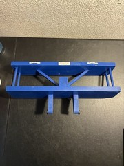 Wooden Airplane Shelf Blue Wall Hanging 18″ Decorative Handmade