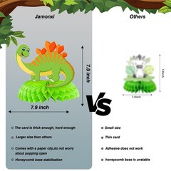 Jamonxi Dinosaur Birthday Party Decorations for 1 2 3 4 5 Year Old Boy,…