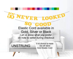 55th Birthday Decorations 55 Never looked so GOOD Party Supplies ALL AGES