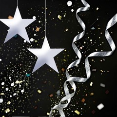 120 PCS Silver Star Cutouts 6 Inch Cardboard Decorations Bulletin Board DIY