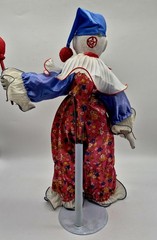 OOAK Handmade Large 43cm Tall 17″ Pennywise I.T. Horror Scary Doll Clown Figure