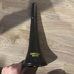 Charleston Battery Soccer Black COLLAPSIBLE STADIUM Blow HORN