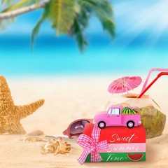 4 Pcs Watermelon Tiered Tray Decor Mini Summer Decor Summer Table Decorations…