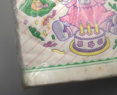 Vintage 80s Cabbage Patch Kids Birthday Party Supplies Decorations Lot Hats 1983