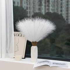 30pcs White Pampas Grass – 24 Inch Faux Decor, 30 Pieces,