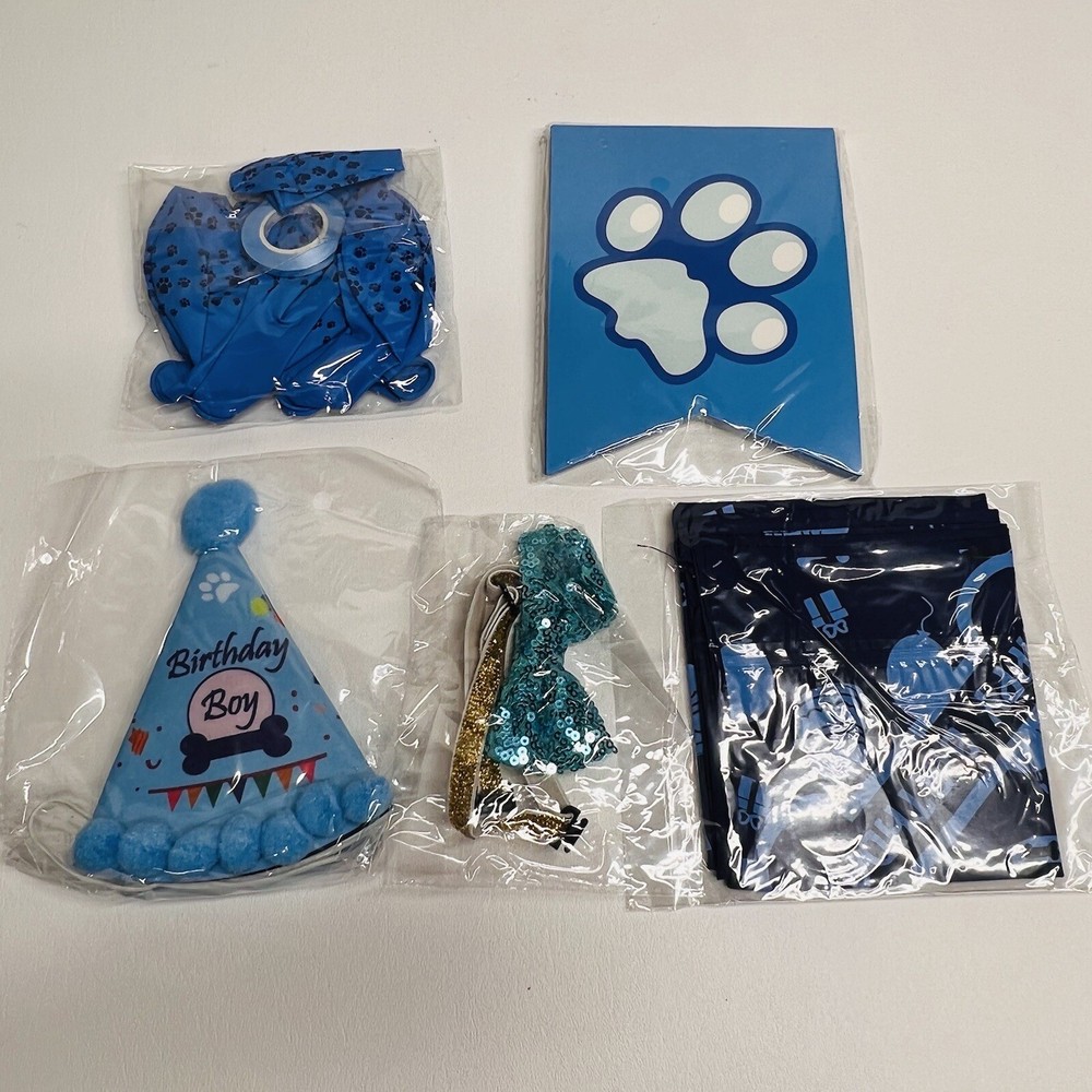 Lignest 16 Pcs Dog Party Supplies Decorations Birthday