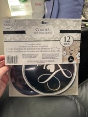 Black & White Love Wedding 12ct. Swirl Hanging Decorations Party Supply New!!!