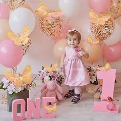 Geosar 20 Pcs 3D Large Butterfly Party Decoration 2 Layer Giant Paper Butterf…