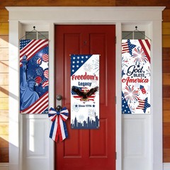 6 Pcs 4th of July Decorations Independence Day, 250th Anniversary Hanging Ban…