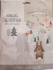It’s a Boy Hanging Mobile Baby Shower 30″in Theme: Forest Friends Nature Animals