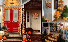 13FT Fall Leaf Garlands 2 PCS Fall Garland for Mantle Thanksgiving Fall