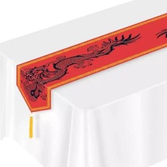 Beistle Dragon Printed Paper Table Runner – Asian | Party | Decoration – 12 pack