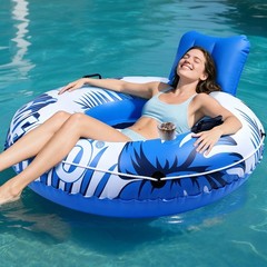 Inflatable River Tube Float 53Pool Float Adult, Tubes for Floating Heavy Duty
