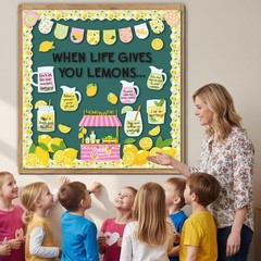 Lemonade Stand Summer Bulletin Board Paper Cut Outs Decorations Supplies